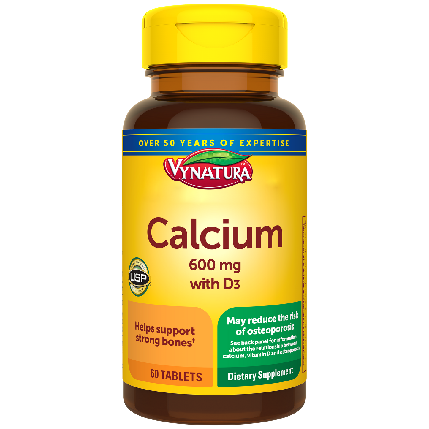 VYNATURA™ Calcium 600 mg with Vitamin D3 Tablets