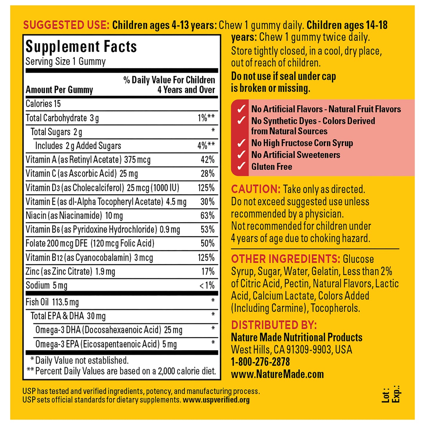 VYNATURA™ Kids First® Multivitamin + Omega-3 Gummies
