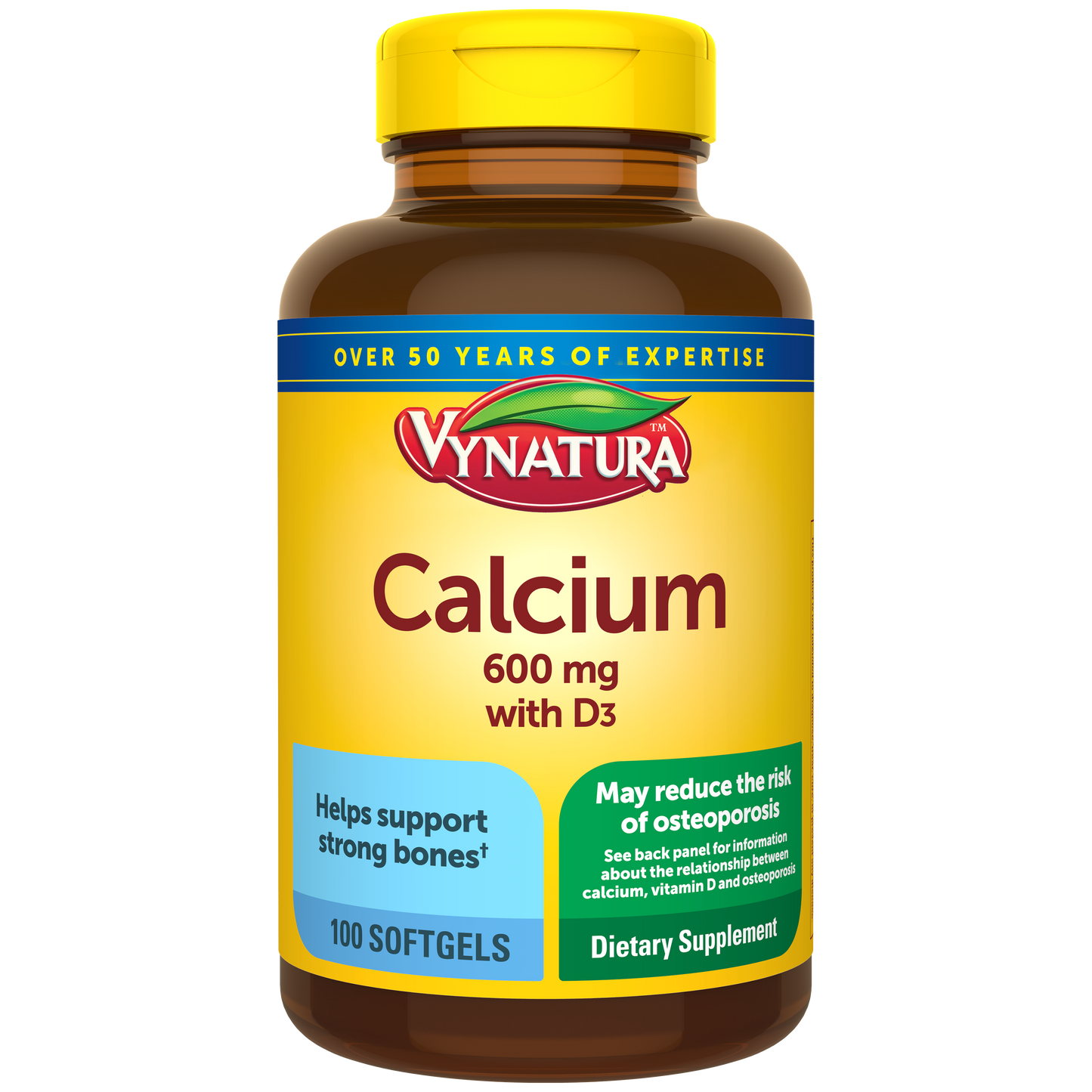 VYNATURA™ Calcium 600 mg with Vitamin D3 Softgels