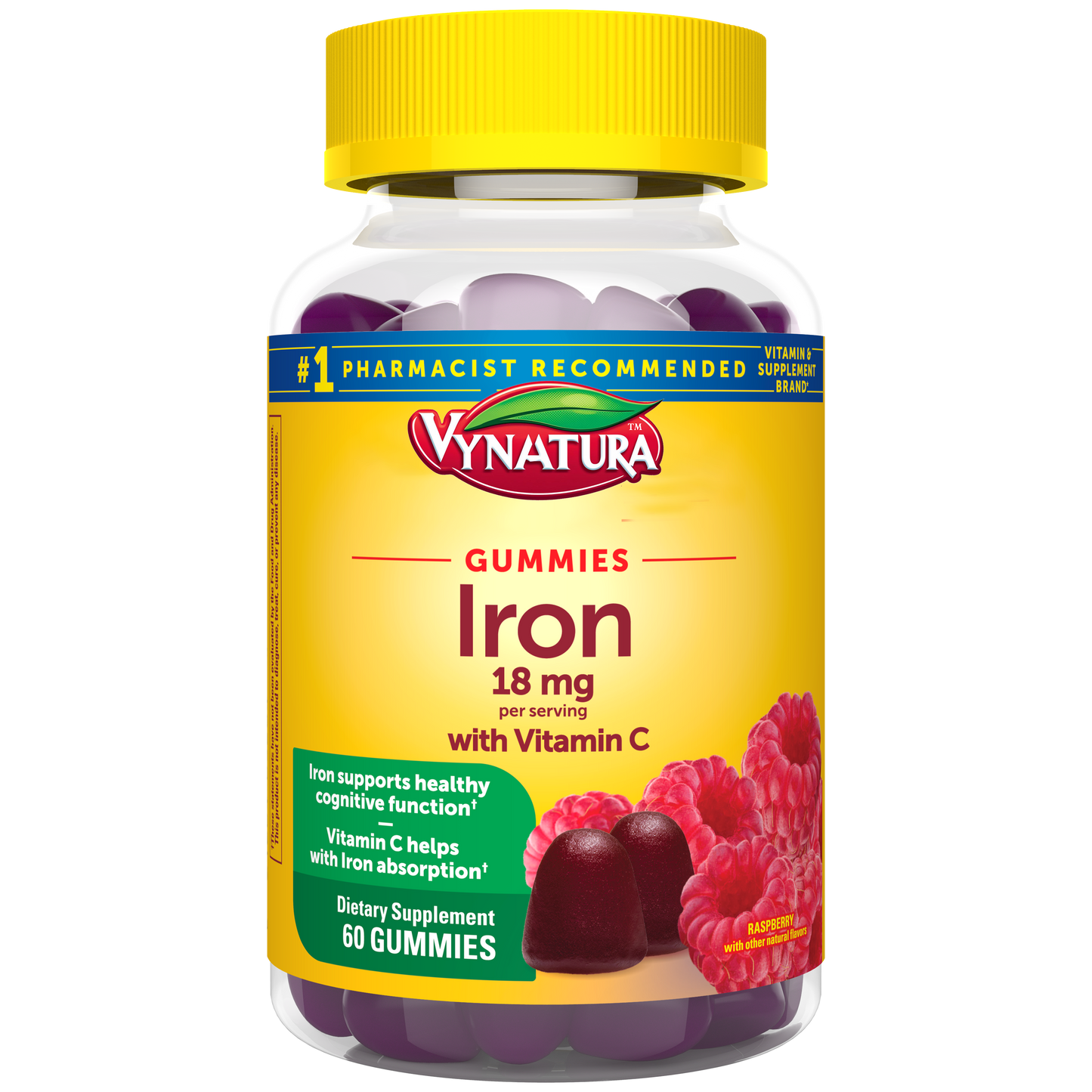 VYNATURA™ Iron 18 mg Gummies with Vitamin C