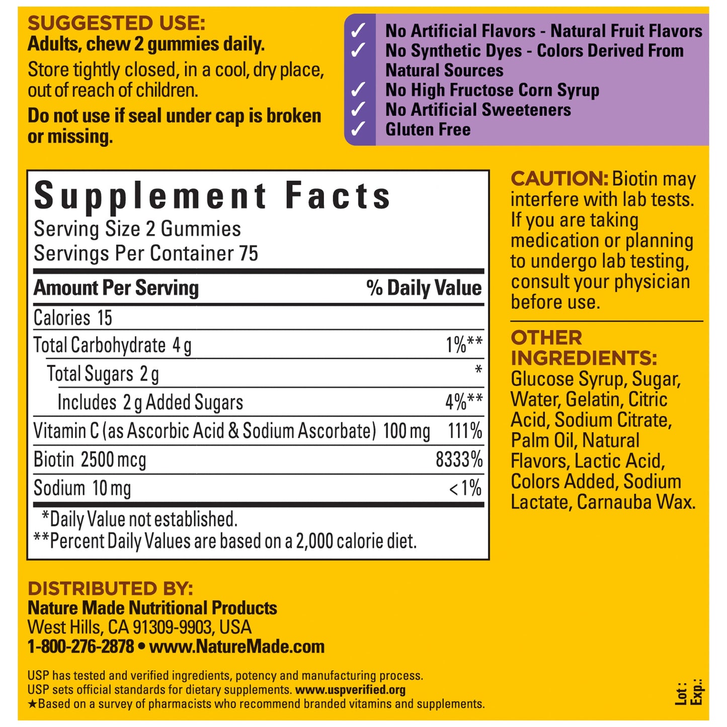 VYNATURA™ Hair-Skin-Nails‡ Gummies