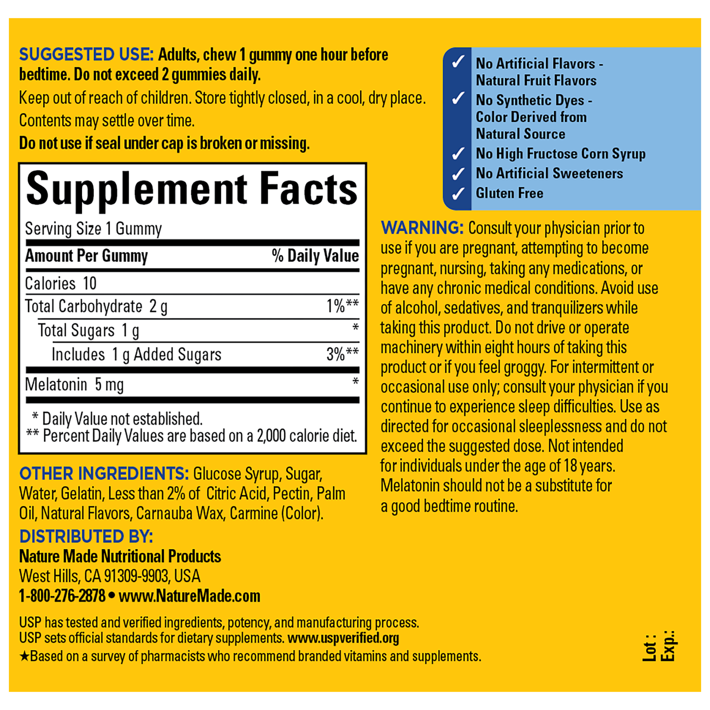 VYNATURA™ 5 mg Melatonin Extra Strength Gummies