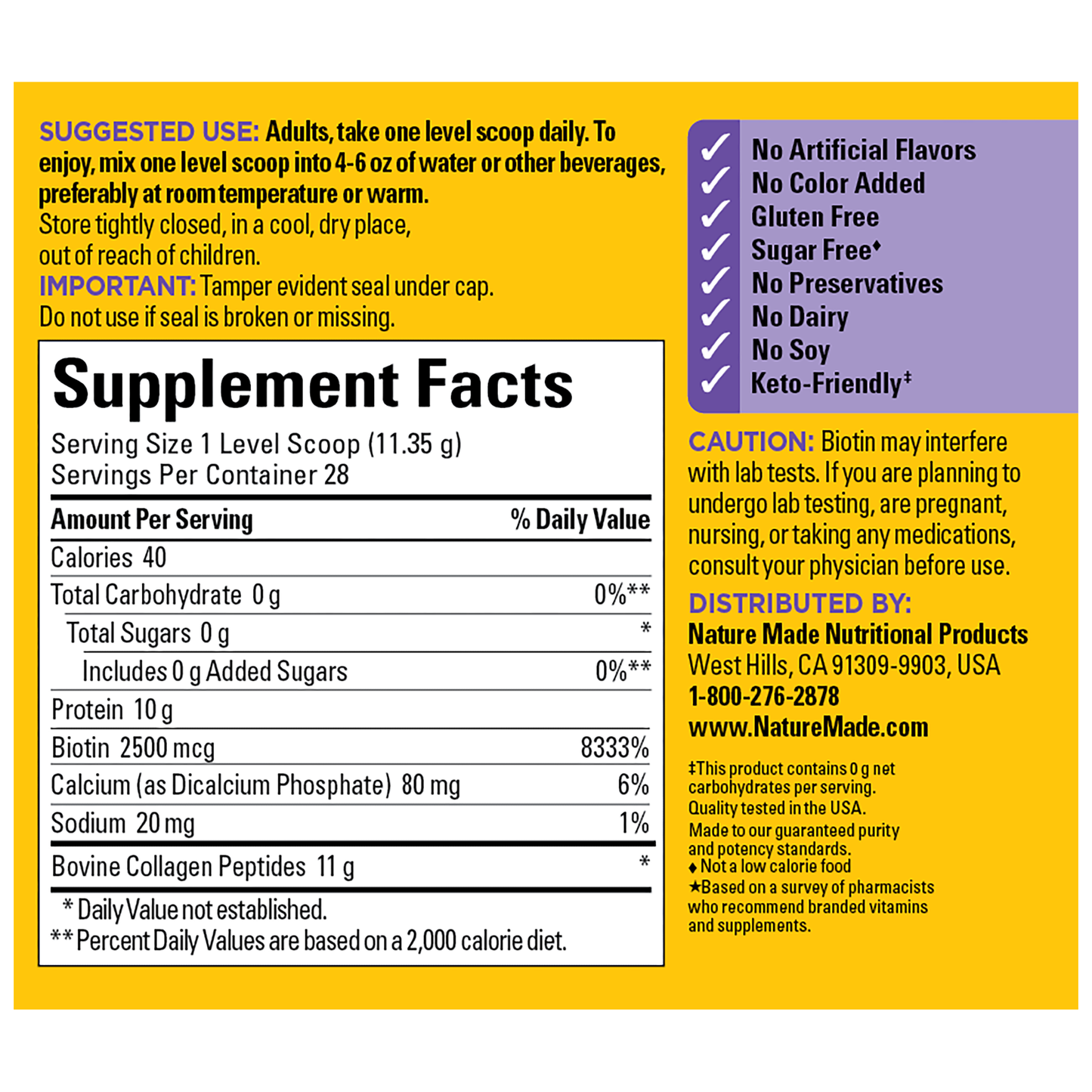 VYNATURA™ Collagen Peptides Drink Mix Powder
