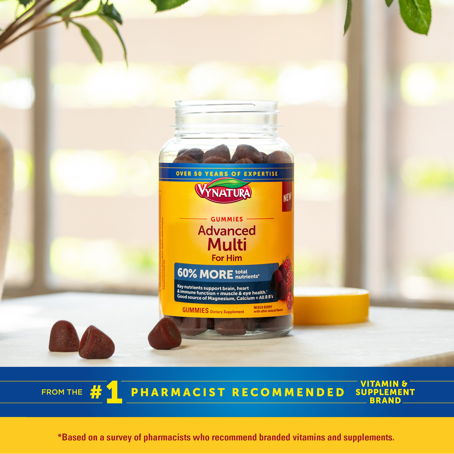 VYNATURA™ Advanced Multivitamin Gummies For Him
