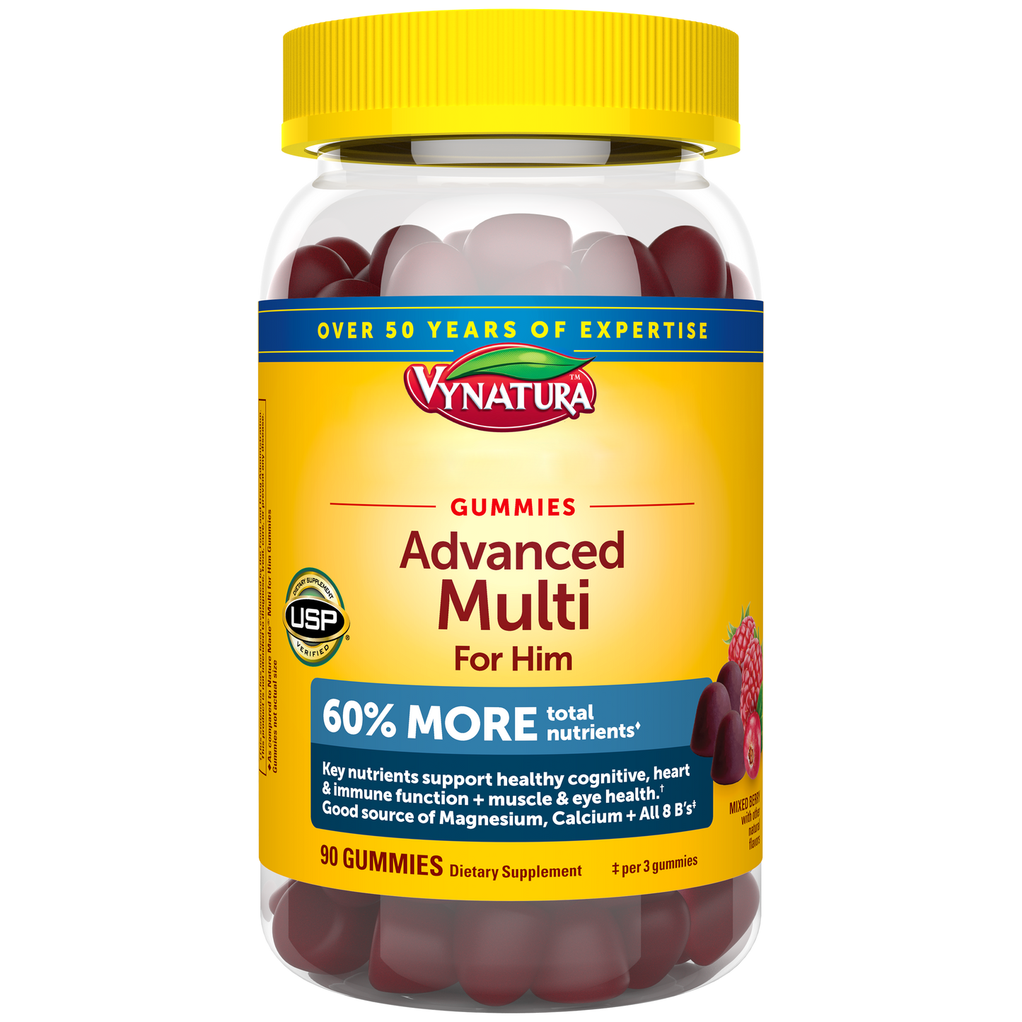 VYNATURA™ Advanced Multivitamin Gummies For Him