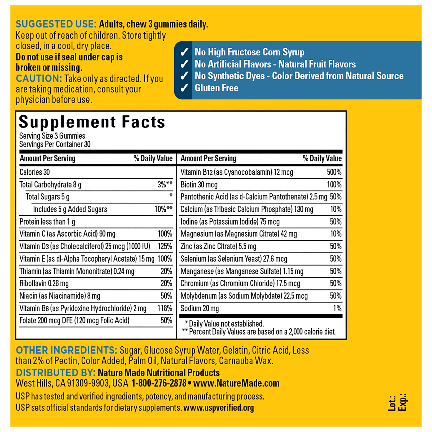 VYNATURA™ Advanced Multivitamin Gummies For Him