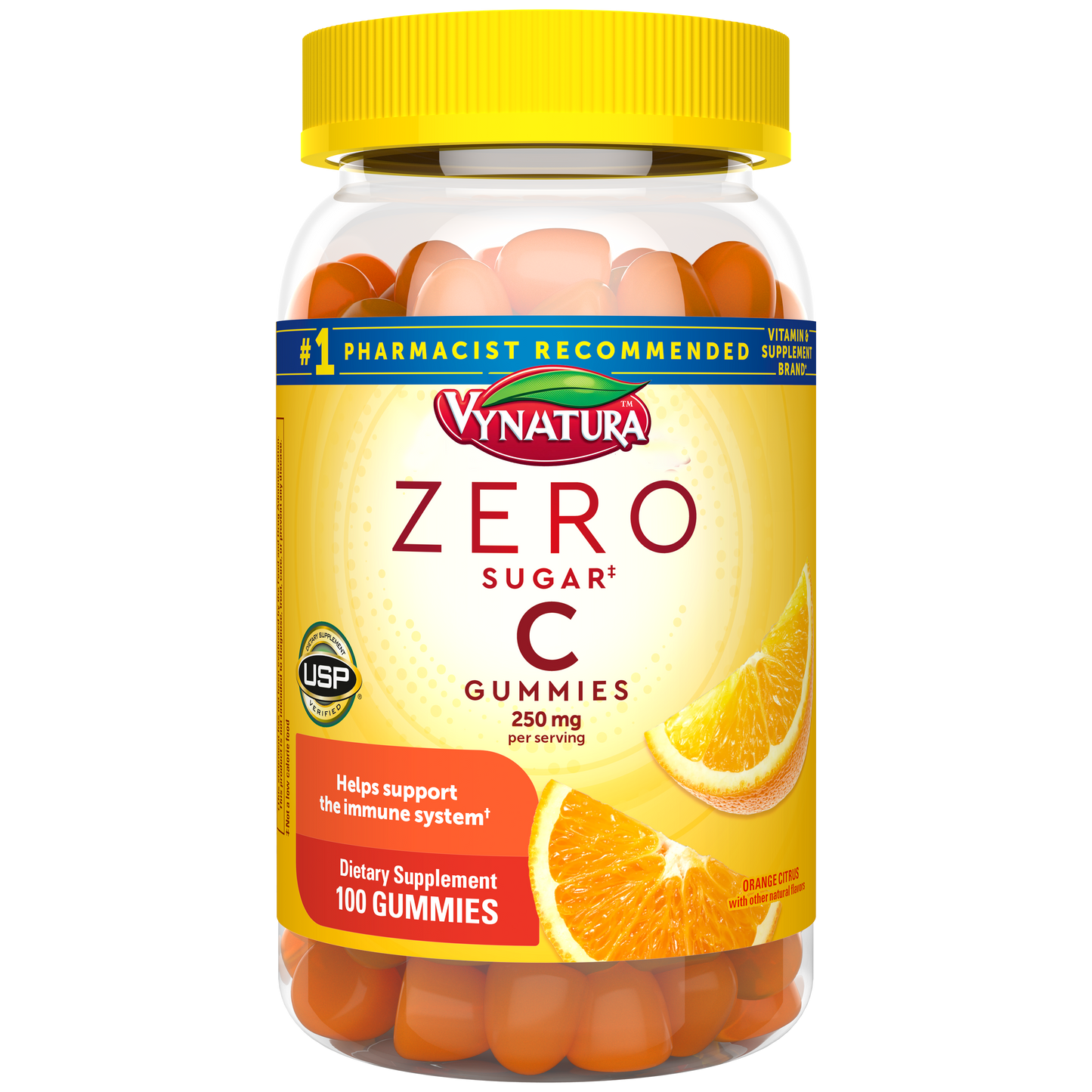 VYNATURA™ Zero Sugar‡ Vitamin C Gummies 250 Mg Per Serving