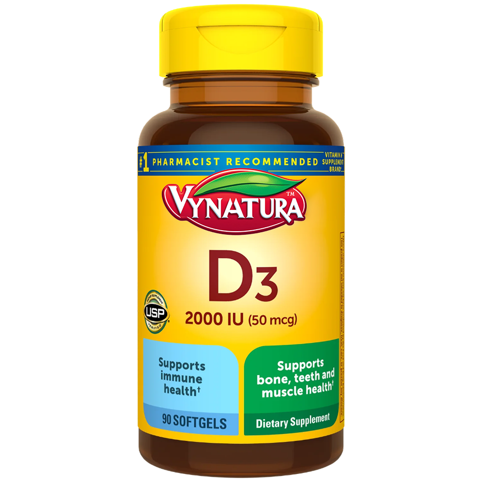 VYNATURA™ Vitamin D3 2000 IU (50 mcg) Softgels