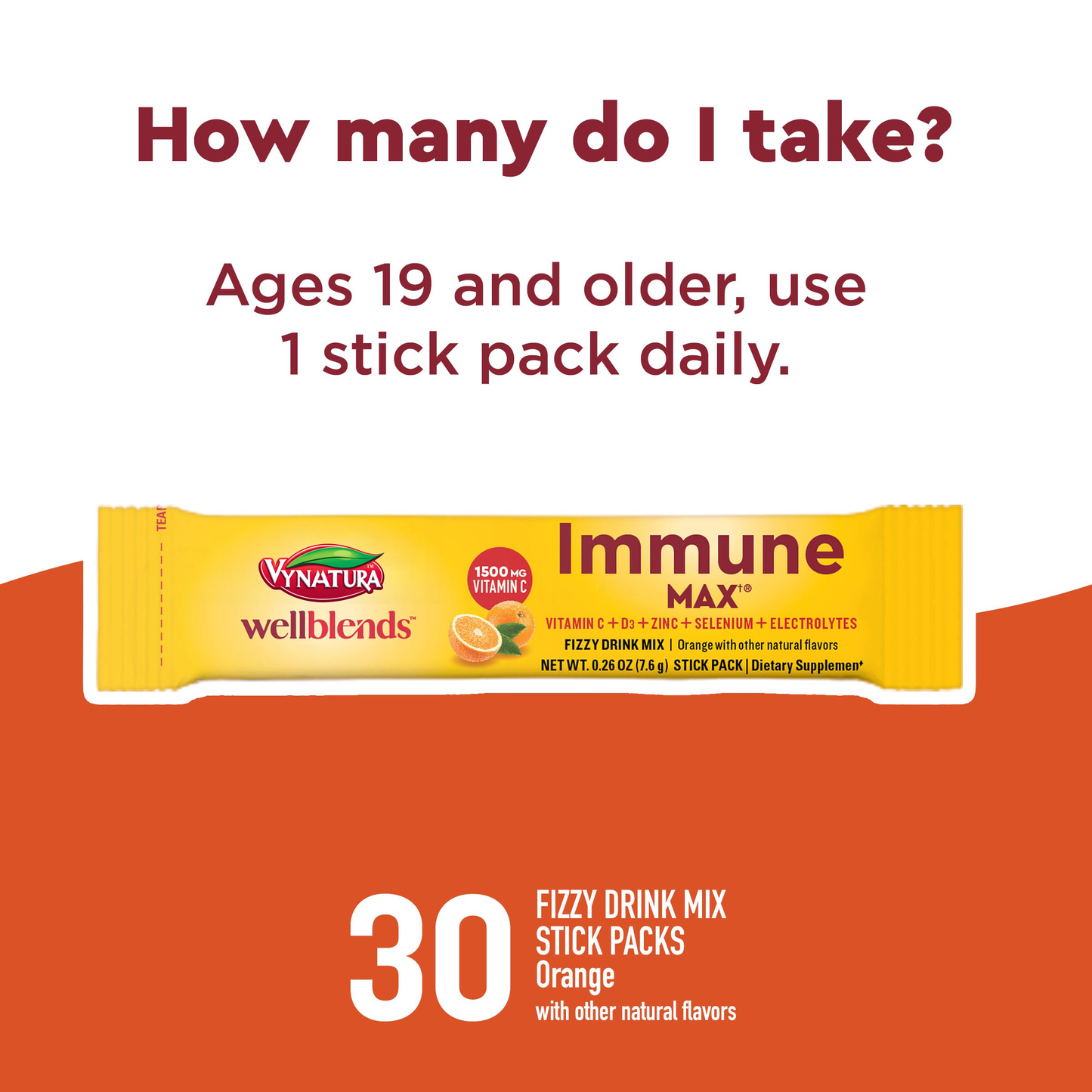 Wellblends™ Immune MAX® Fizzy Drink Mix