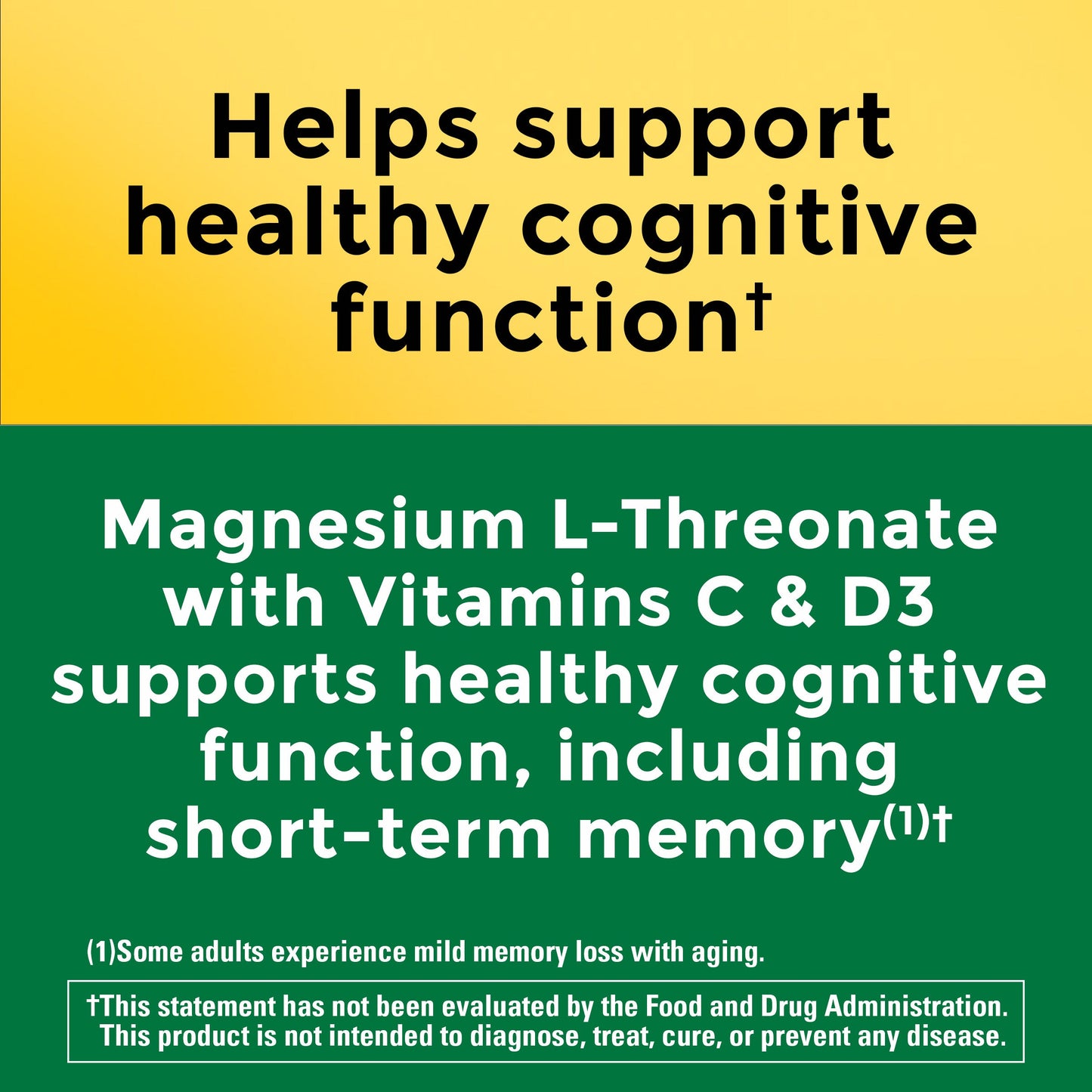 Magnesium L-Threonate with Vitamins C & D3