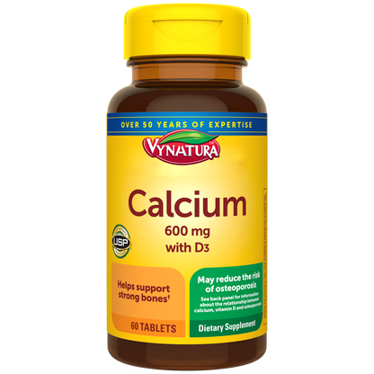 Calcium 600 mg with Vitamin D3 Tablets