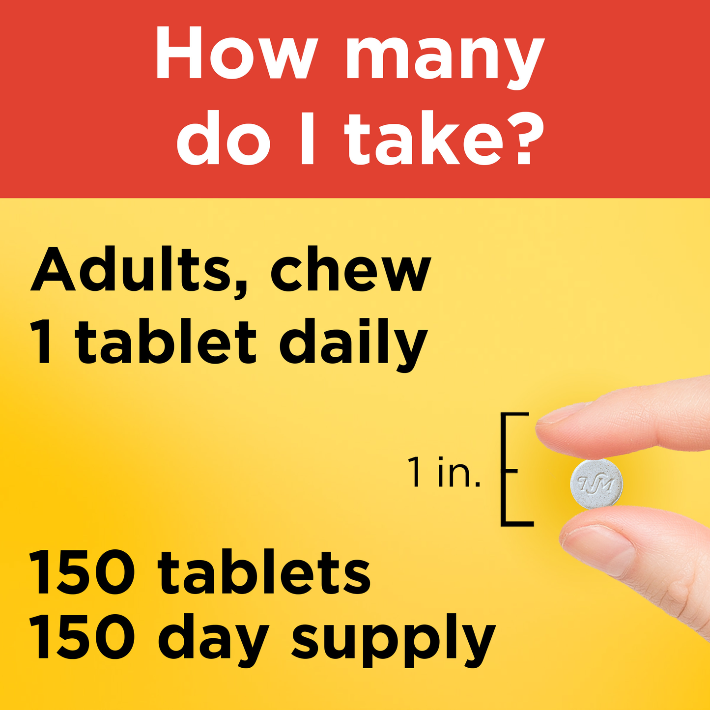 VYNATURA™ Chewable Vitamin C 500 mg Tablets