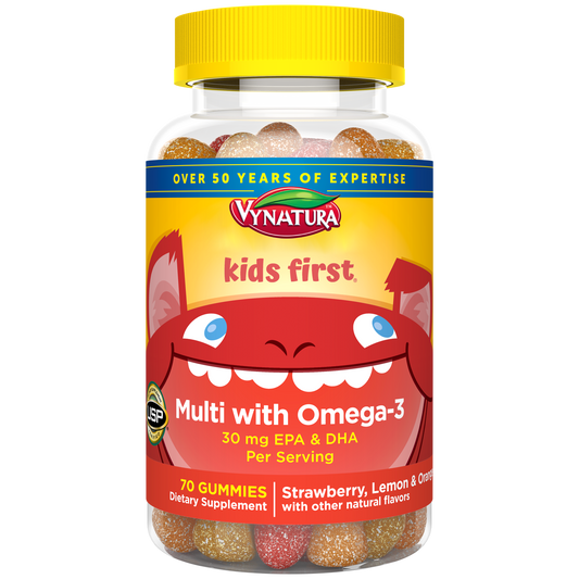 Kids First® Multivitamin + Omega-3 Gummies