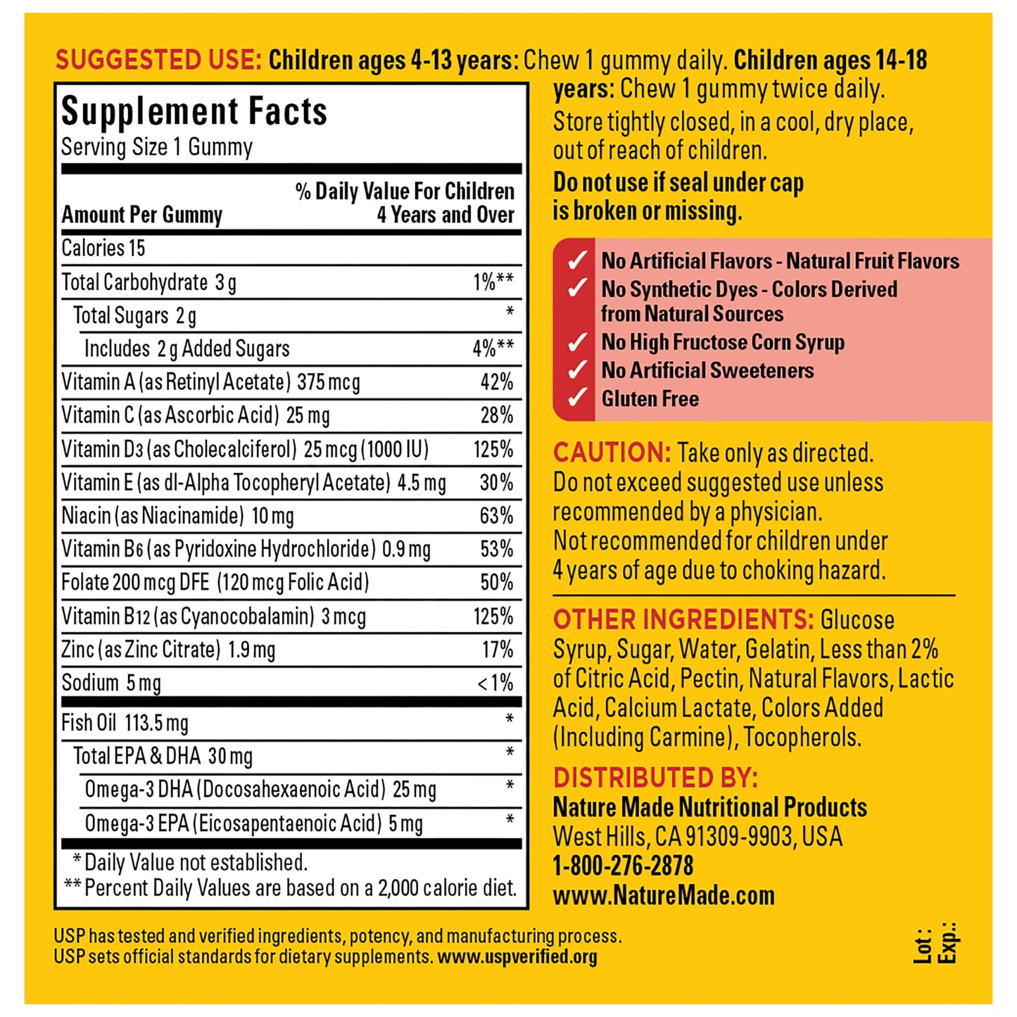 Kids First® Multivitamin + Omega-3 Gummies