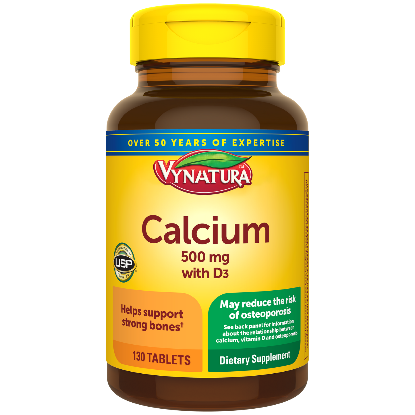 VYNATURA™ Calcium 500 mg with Vitamin D3 Tablets