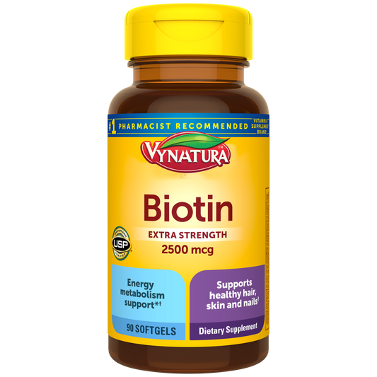 VYNATURA™ Biotin Extra Strength 2500 mcg Softgels