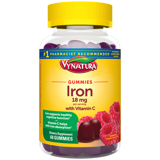 VYNATURA™ Iron 18 mg Gummies with Vitamin C