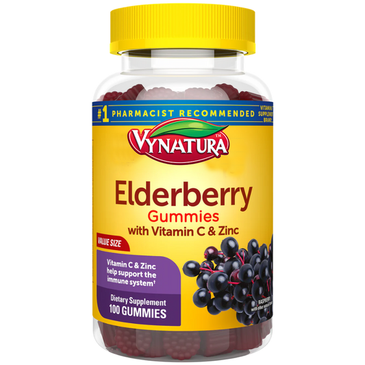VYNATURA™ 100 mg Elderberry Gummies with Vitamin C & Zinc