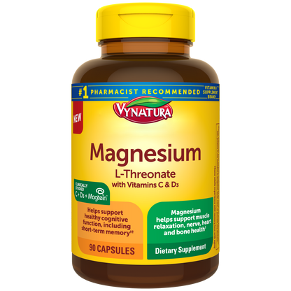 Magnesium L-Threonate with Vitamins C & D3