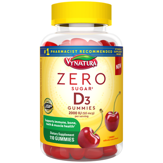 VYNATURA™ Zero Sugar‡ Vitamin D3 Gummies 2000 IU Per Serving