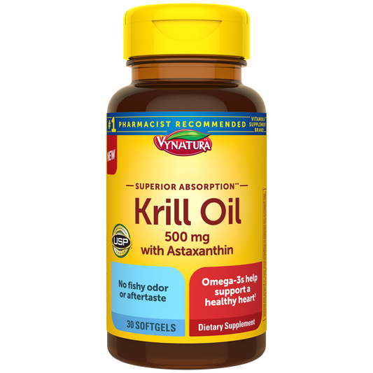 Superior Absorption** Krill Oil 500 Mg Softgels