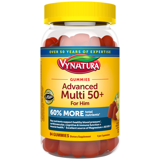 VYNATURA™ Advanced Multivitamin 50+ For Him Gummies