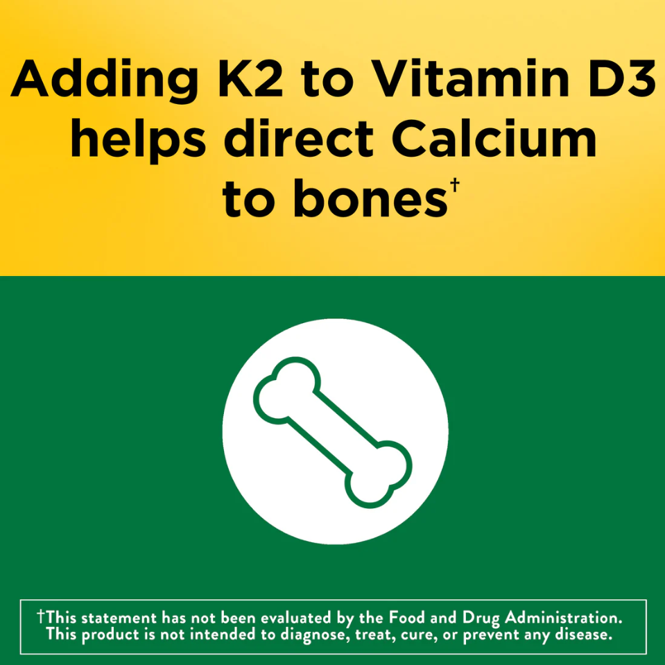 Vitamin D3 + K2 Softgels