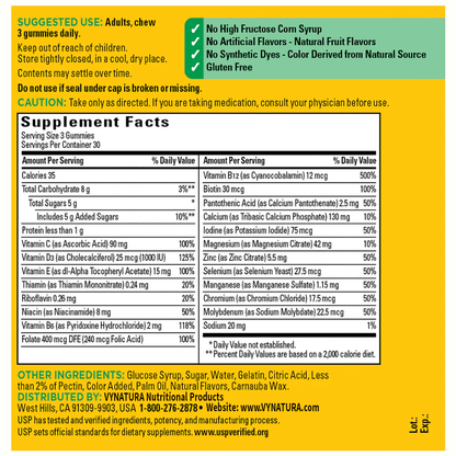 VYNATURA™ Advanced Multivitamin For Adults Gummies